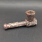 Straight Chimney Carved Stone Hand Pipe | 3.5" | Assorted Styles