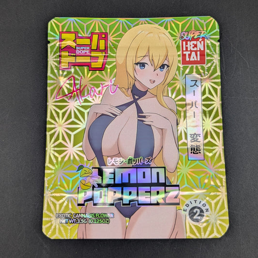 Super Dope - Lemon Poppers 3.5g Mylar Bag