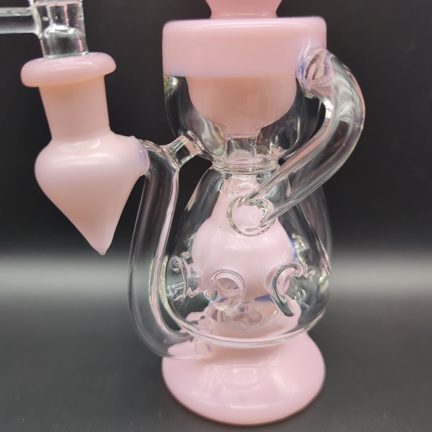 Swiss Holed Hollowfoot Recycler Water Pipe 10"-Avernic Smoke Shop