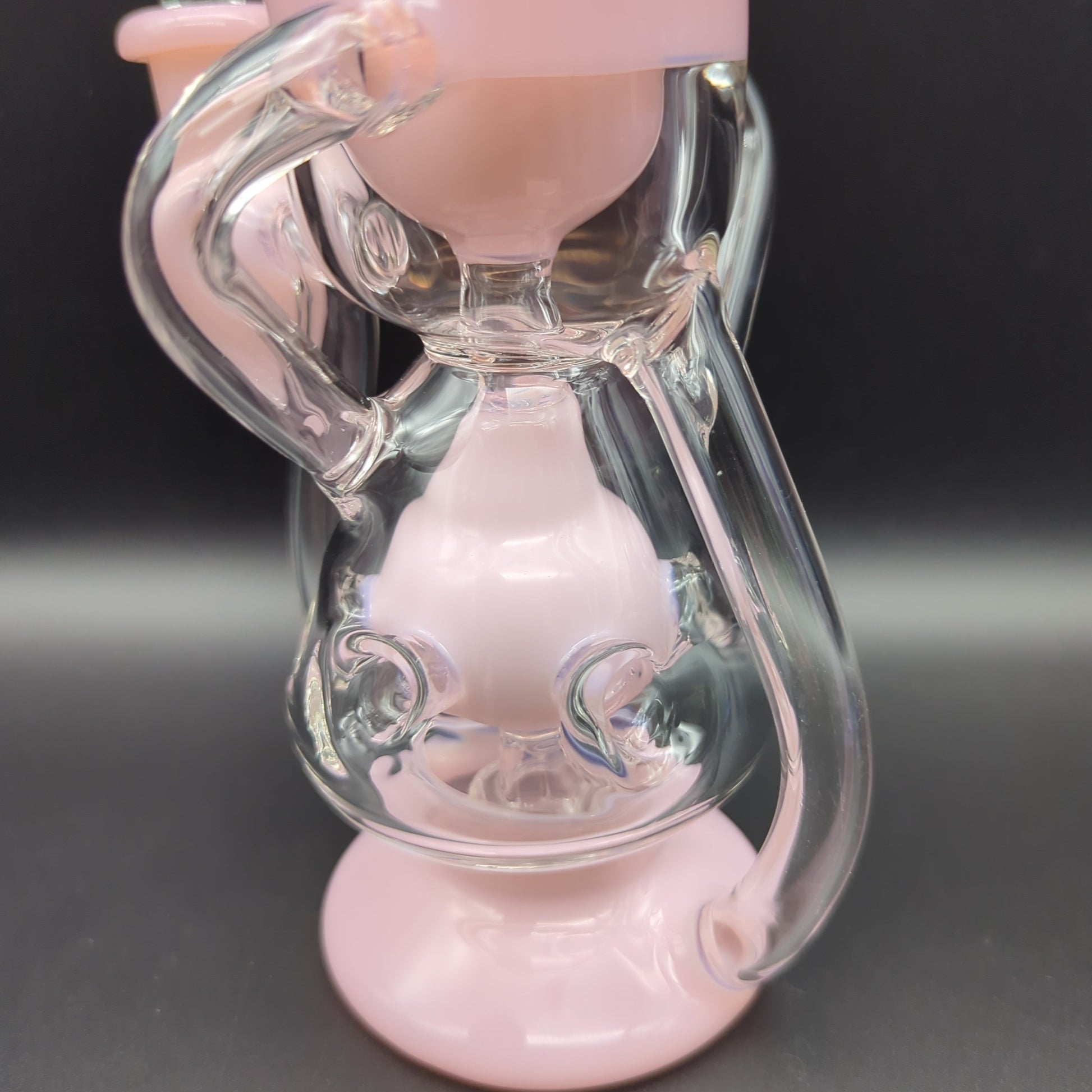 Swiss Holed Hollowfoot Recycler Water Pipe 10"-Avernic Smoke Shop