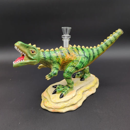 T Rex Dinosaur Bong - Glass and Resin-Avernic Smoke Shop