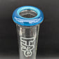 TAG - 18" Straight Tube 50x9MM - 18/14MM Downstem (4.00") | Slyme Blue-Avernic Smoke Shop