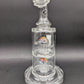 TAG - 8.5" Bent Neck Fixed Double 6-Arm Tree
