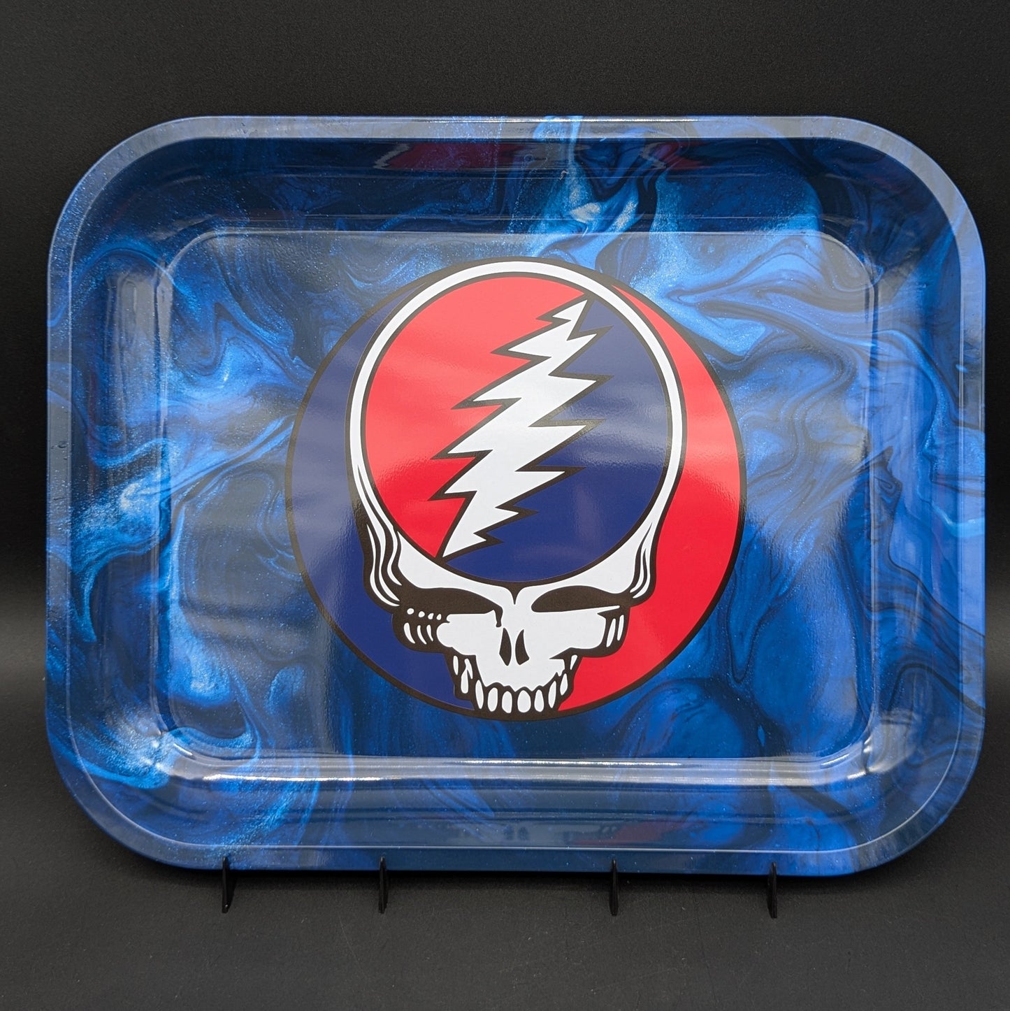 The Grateful Dead Large Metal Rolling Tray | Swirls-Avernic Smoke Shop
