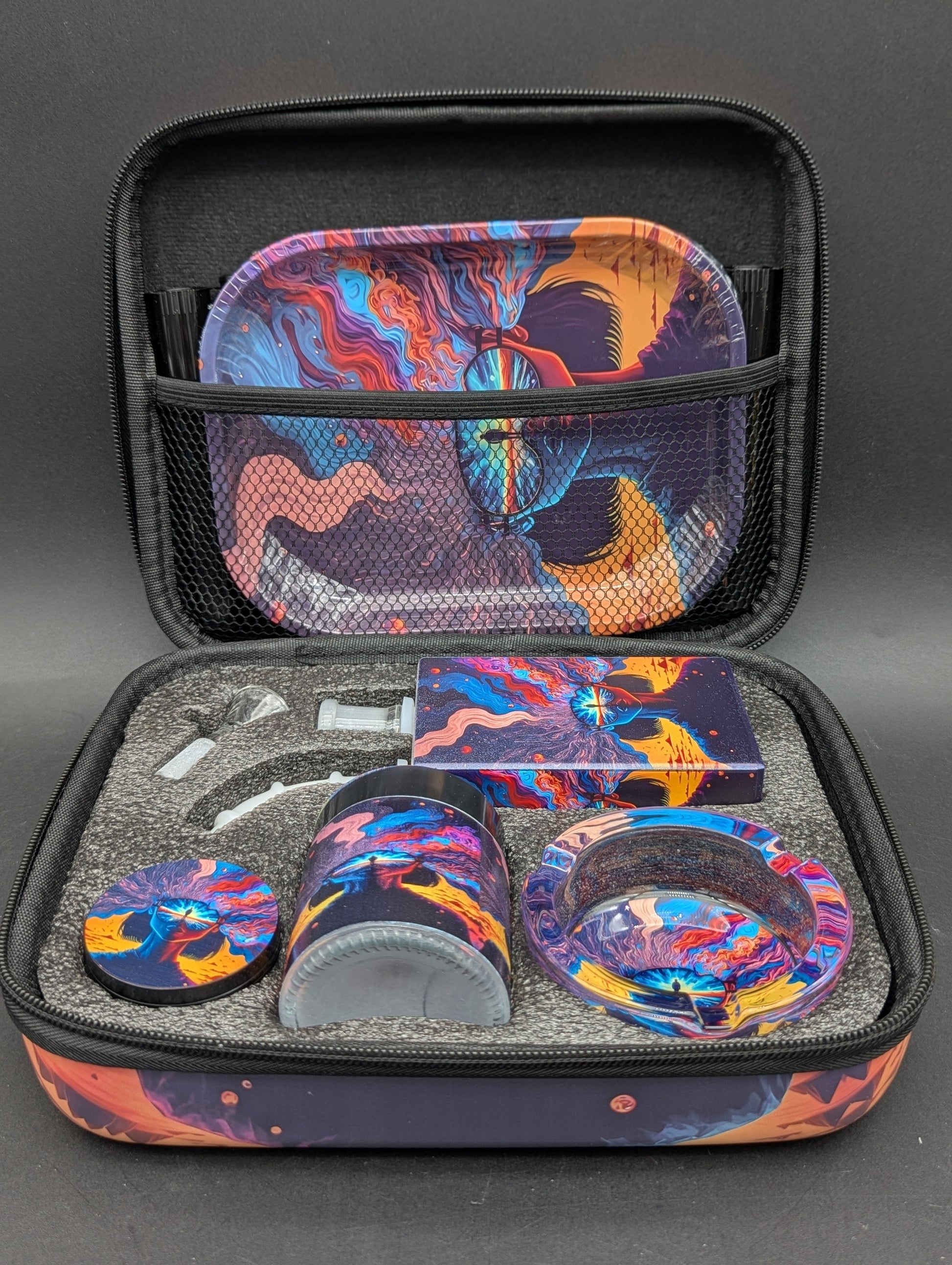 Themed Smoking Kit with Carry Case - Multiple Styles-Avernic Smoke Shop