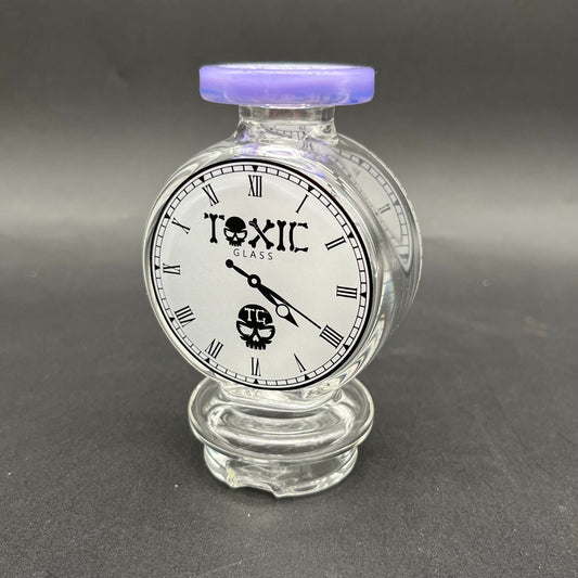 Toxic Glass 420 Clock Puffco Attachment