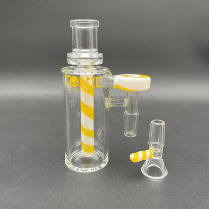 Toxic Glass Swirl 14mm 90 Degree Ash Catcher