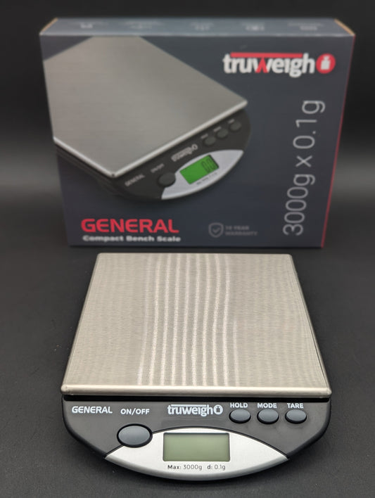 Truweigh General Compact Bench Scale | 3000g x 0.1g