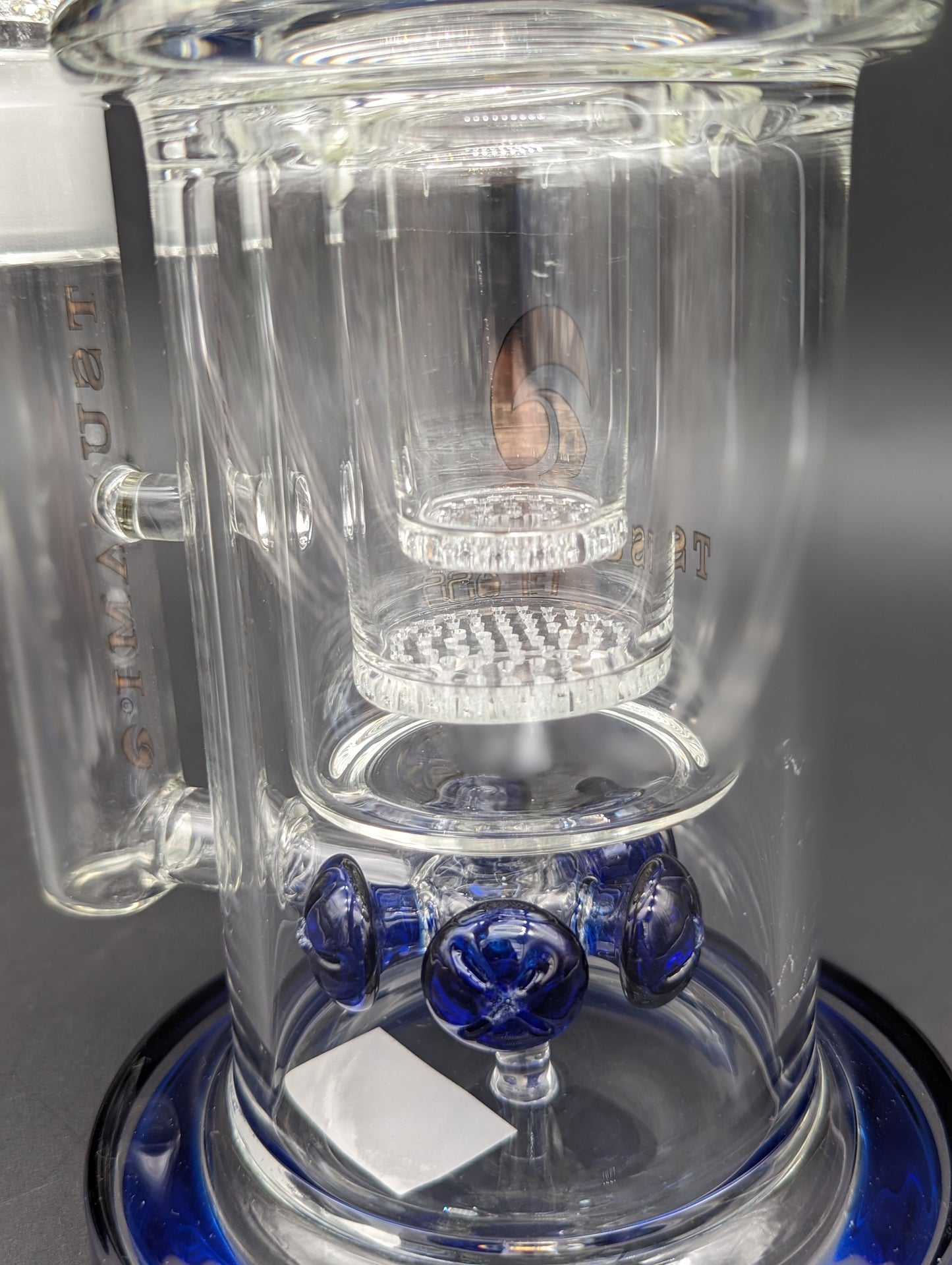 Tsunami Button Double Honeycomb Perc (16″)-Avernic Smoke Shop