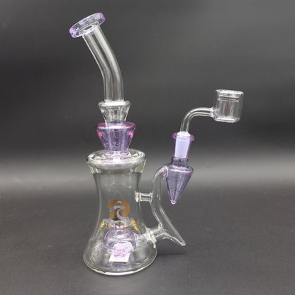 Tsunami Concentrate Rig Shower Head Pyramid 10″-Avernic Smoke Shop