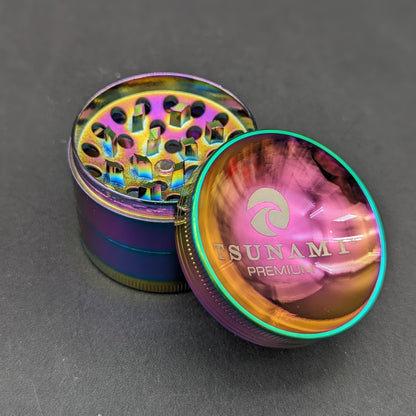 Tsunami Dry Herb Grinder 4 Piece 50mm-Avernic Smoke Shop