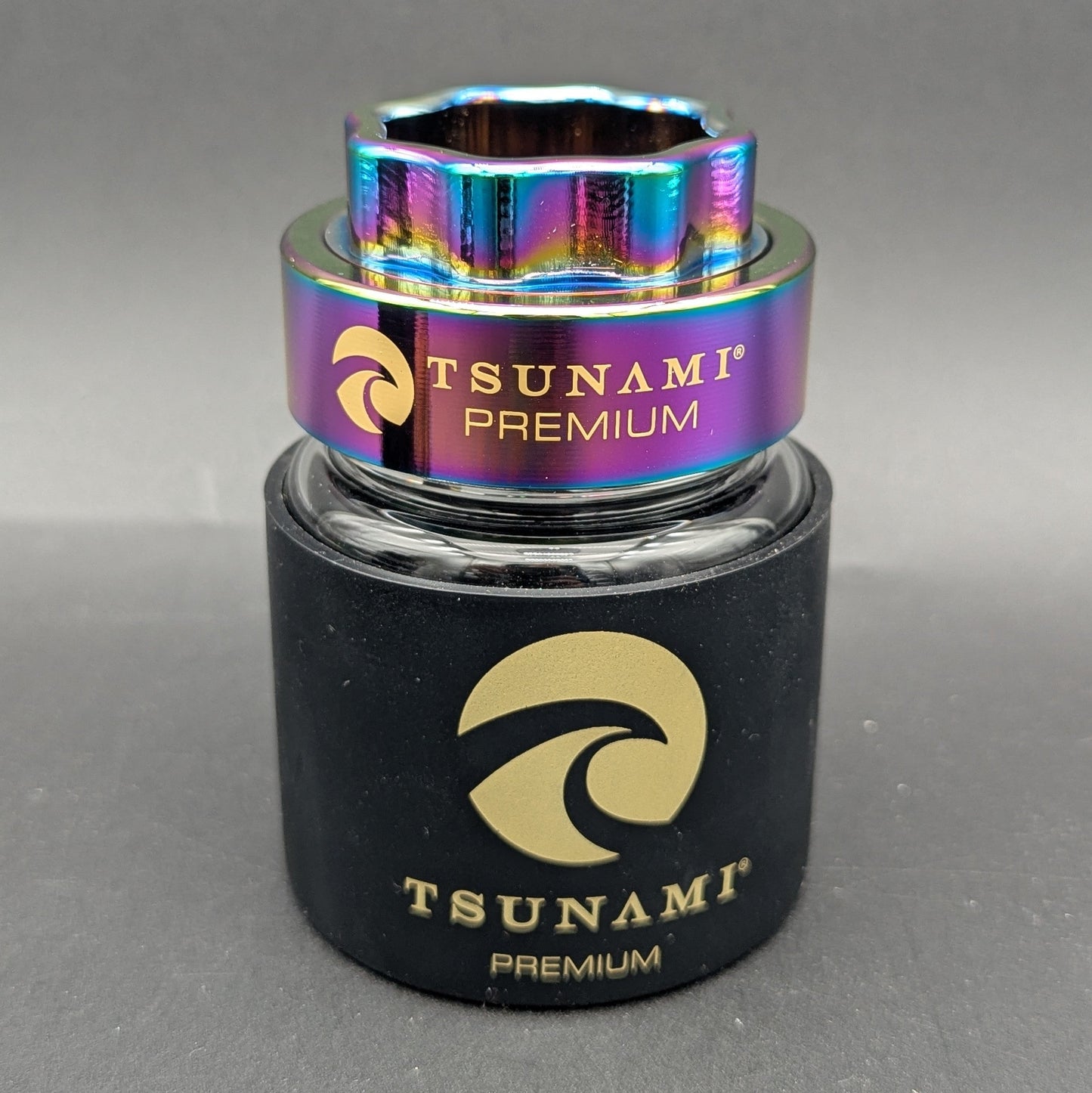 Tsunami Dry Herb Grinder + Jar-Avernic Smoke Shop