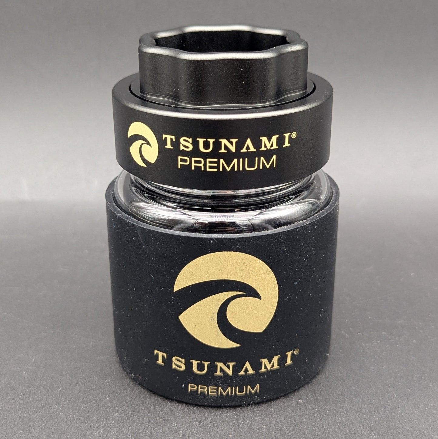 Tsunami Dry Herb Grinder + Jar-Avernic Smoke Shop