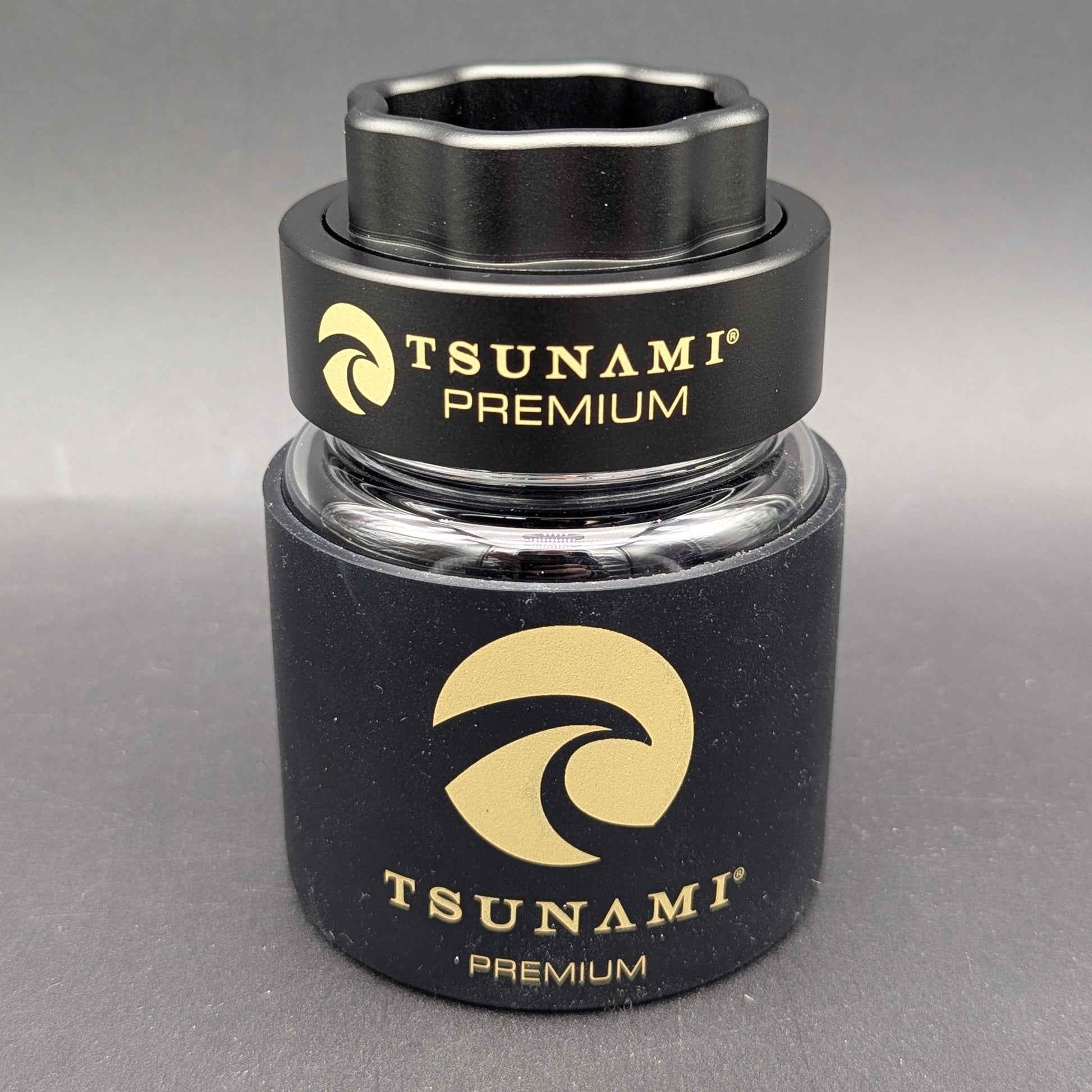 Tsunami Dry Herb Grinder + Jar-Avernic Smoke Shop