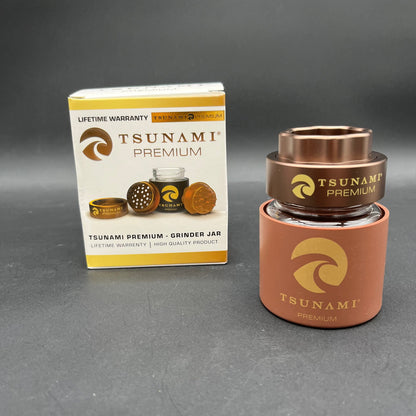 Tsunami Dry Herb Grinder + Jar