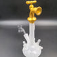 Water Spigot Frosted Glass Dab Rig - Avernic Smoke Shop