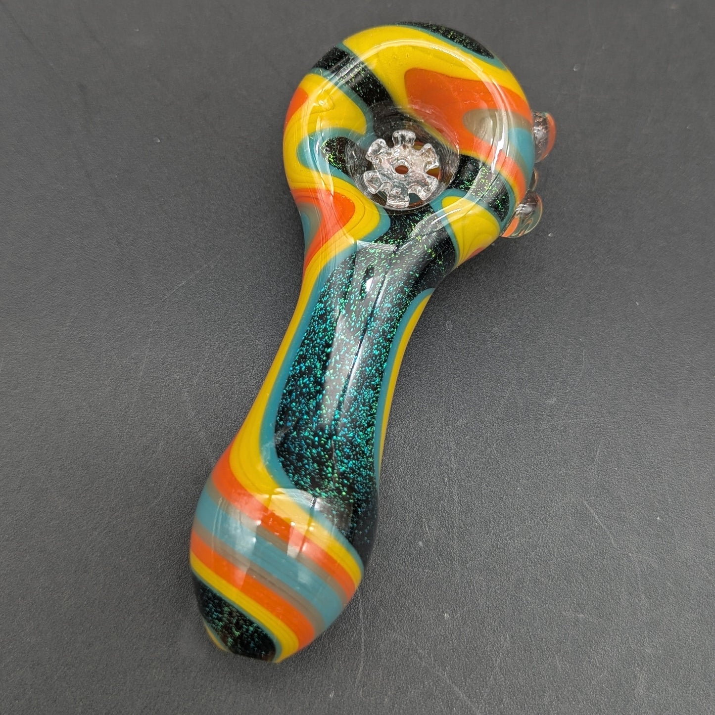 Wig Wag Dichro Hand Pipe w/ Screen