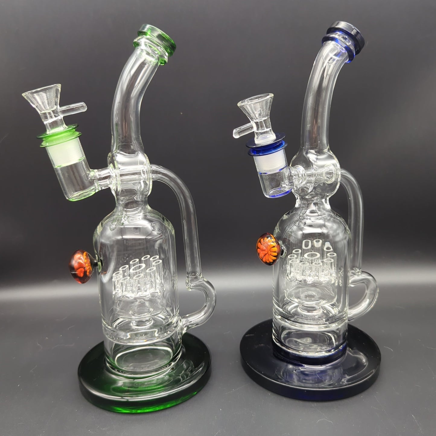 11" Inverse 11 Arm Tree Perc Water Pipe