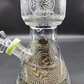 11.5" Etched Stone Pyramid Beaker - water function video