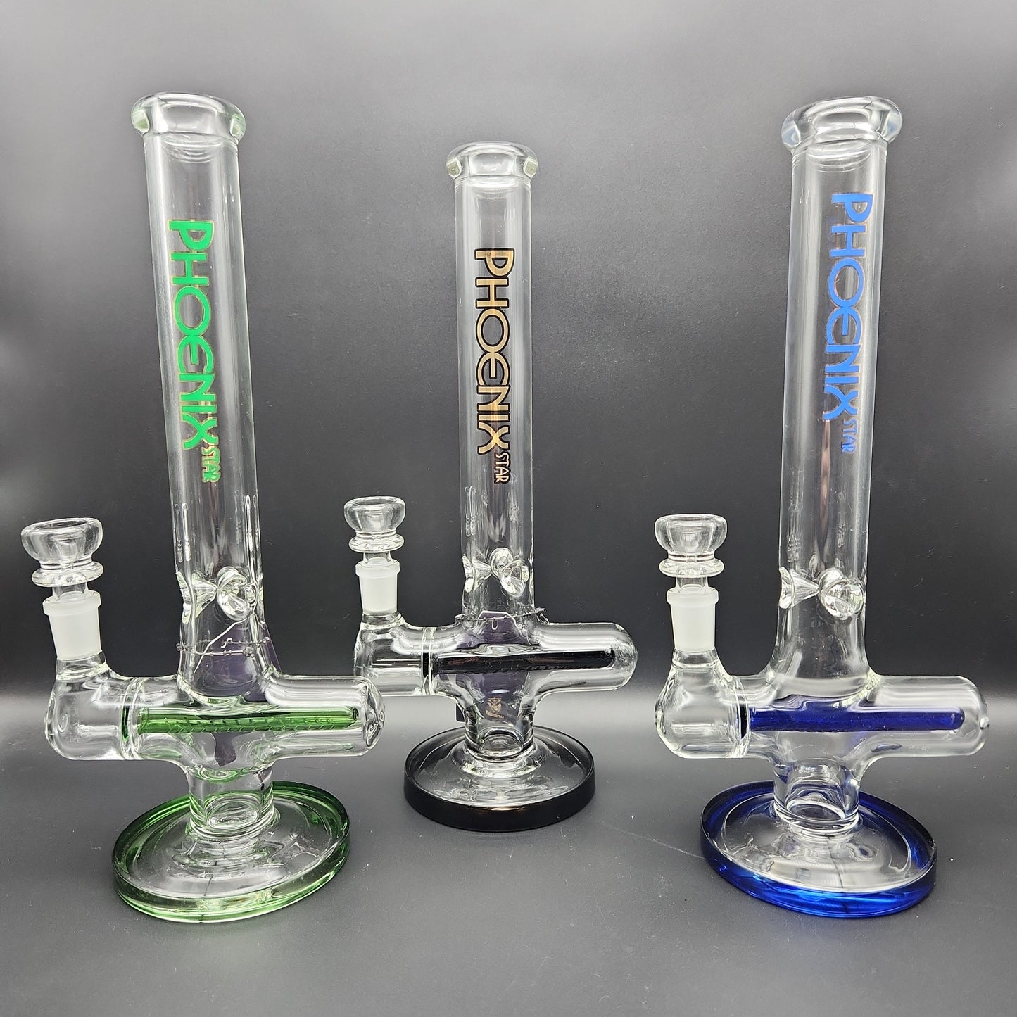 12" Phoenix Glass Inline Water Pipe