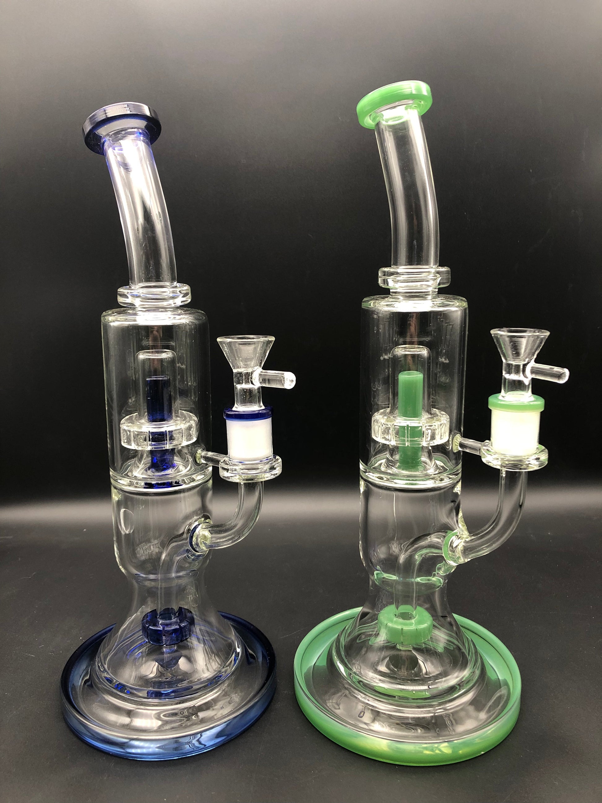 12" Two Tier Showerhead Water Pipe