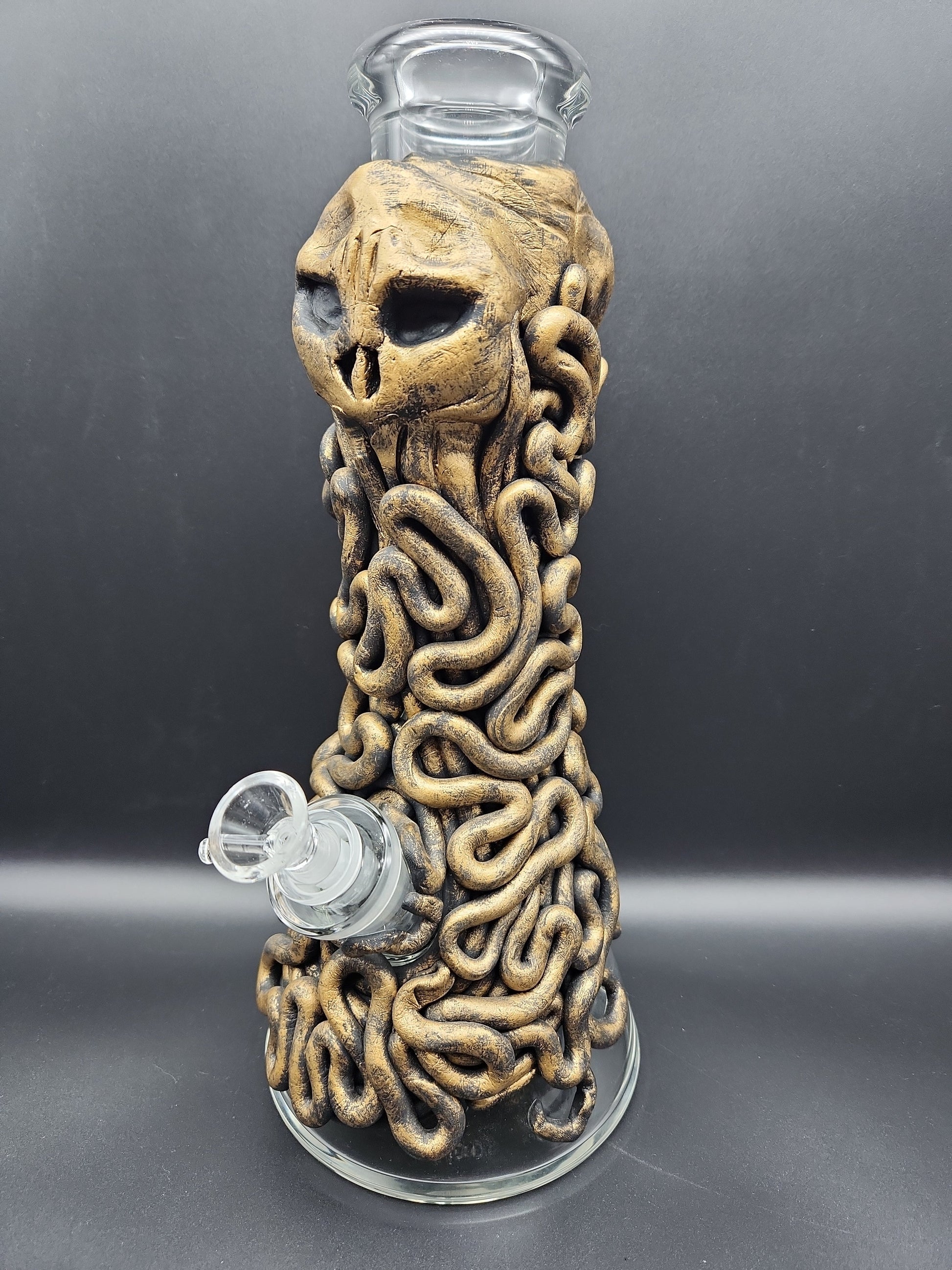 13" 3D Graphic Beaker Cthullhu