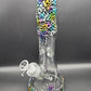 13" 3D Graphic Beaker Rainbow Skeleton Hands