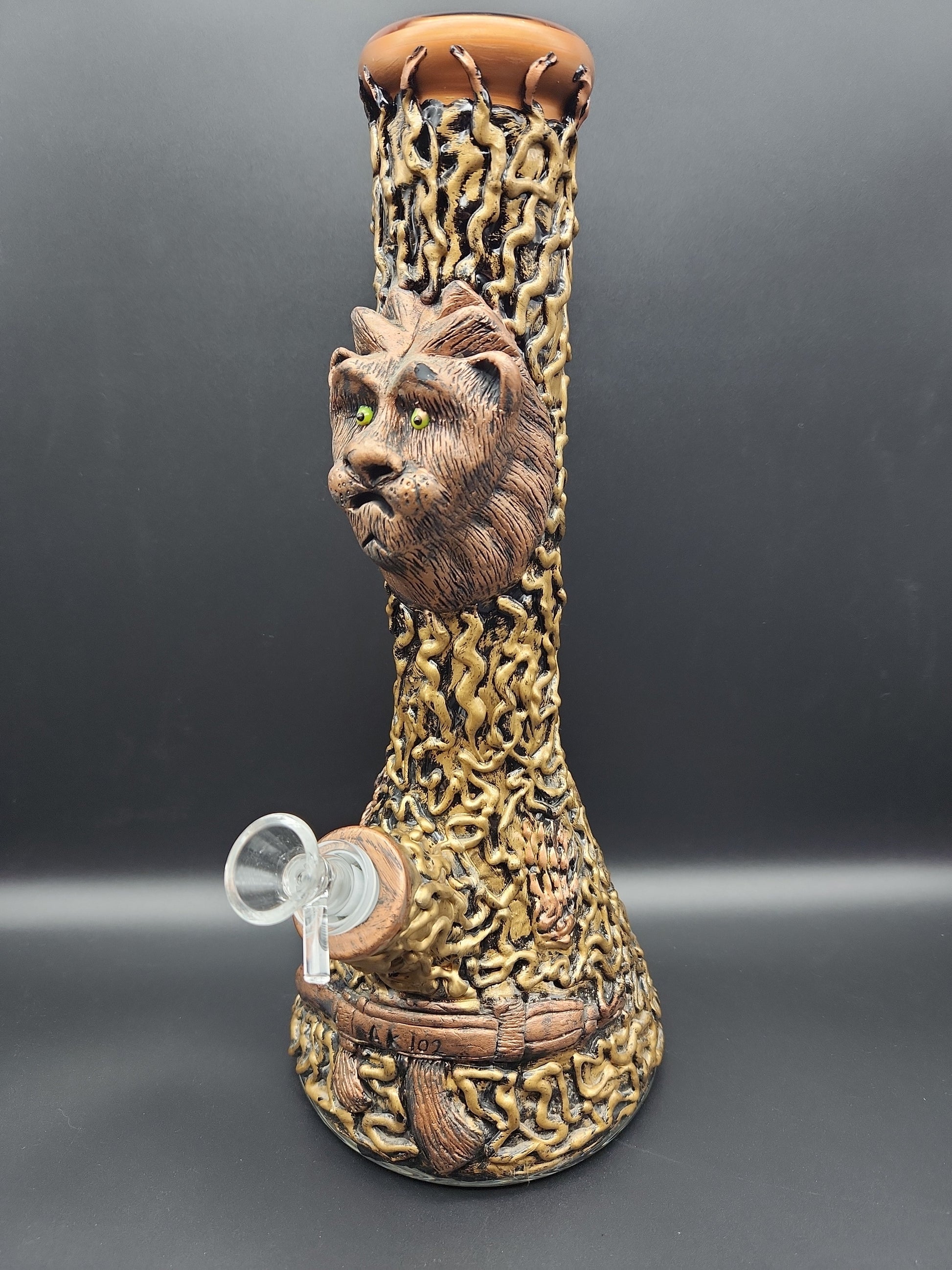 13" 3D Graphic Beaker - Bear AK