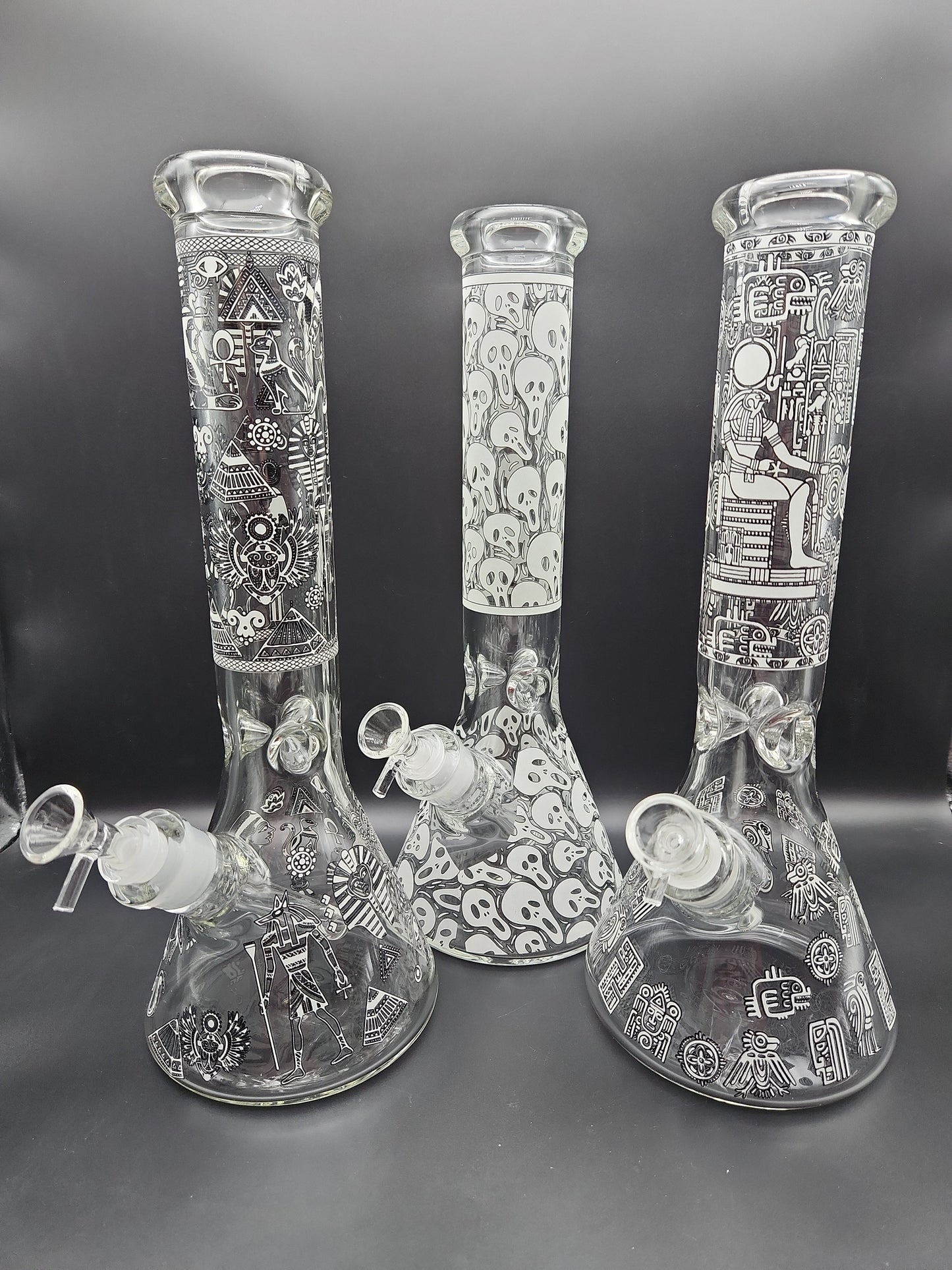 14" Glow in the Dark Beakers 7mm