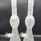16" Deep Sandblasted Space Voyager Double Perc Beaker
