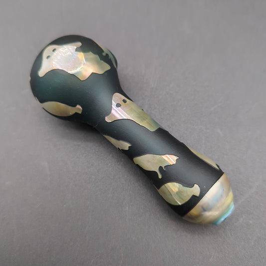 4.3" Metallic Glass Pipe w/ Built in Screen