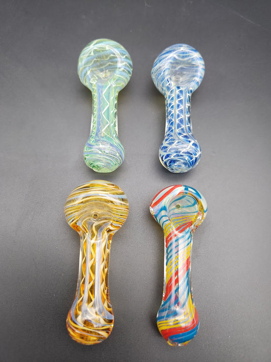 3.25" Color Swirl Hand Pipe