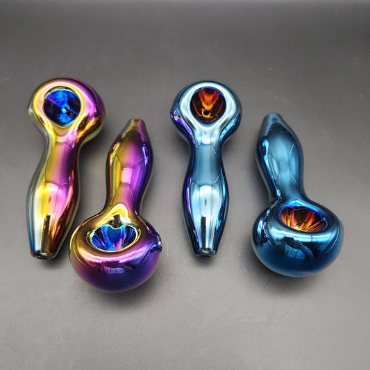 4" Chrome Gradient Hand Pipe