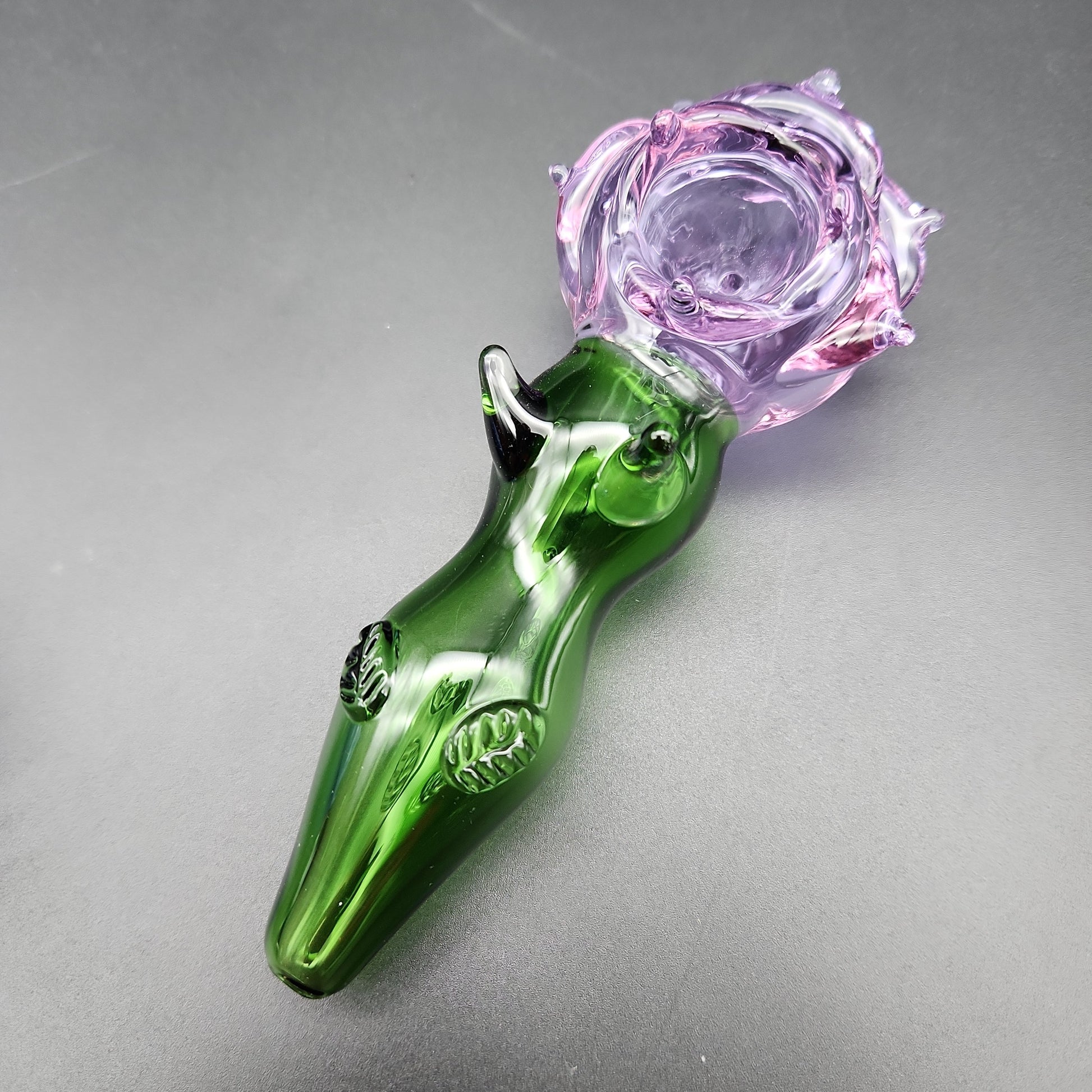 5" Rose Petal Hand Pipes - purple