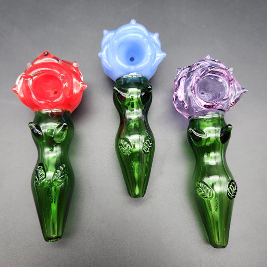 5" Rose Petal Hand Pipes