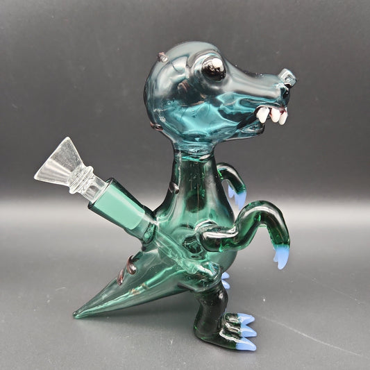 5" T-Rex Dino Bubbler side view