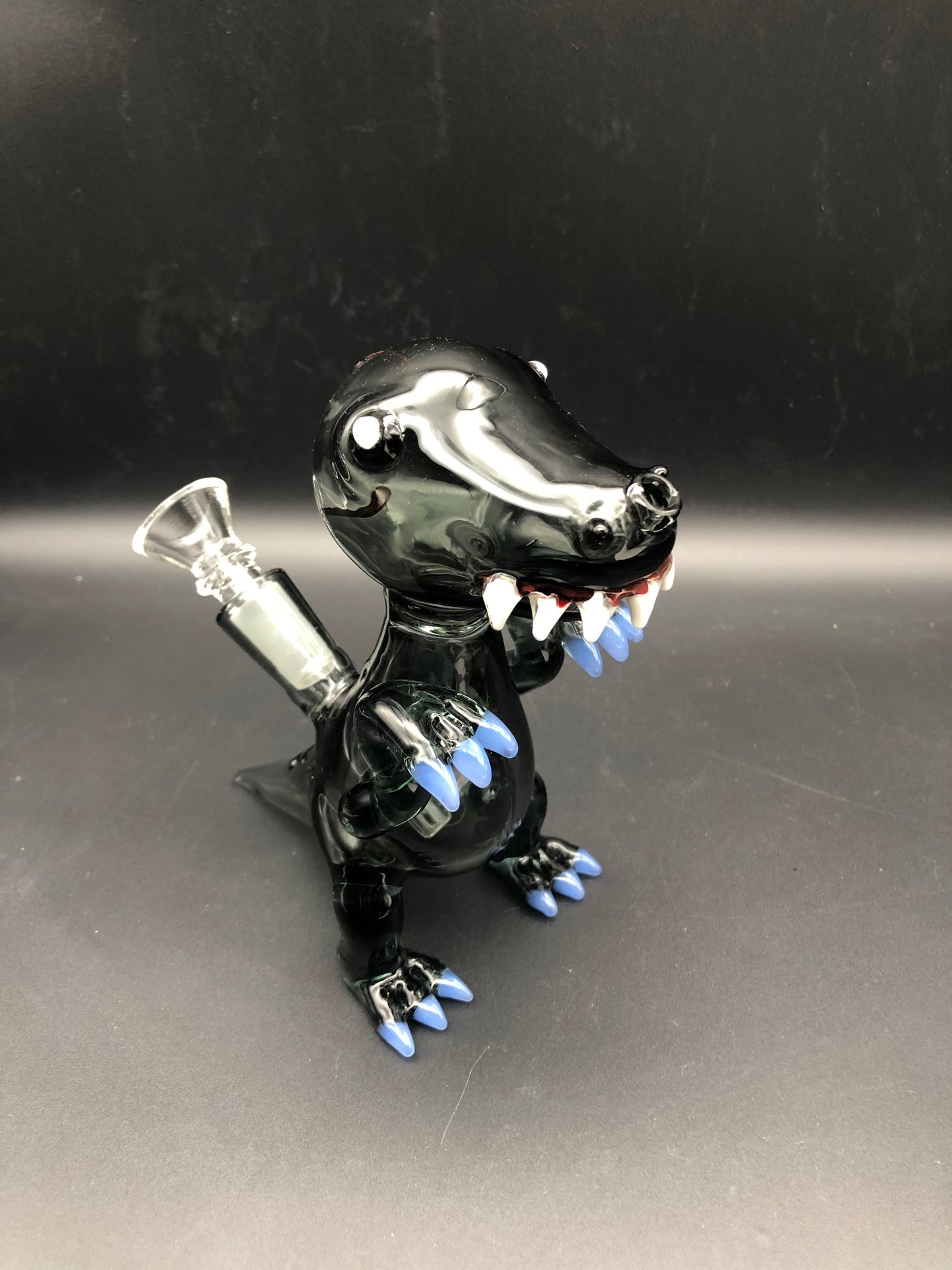 5" T-Rex Dino Bubbler black