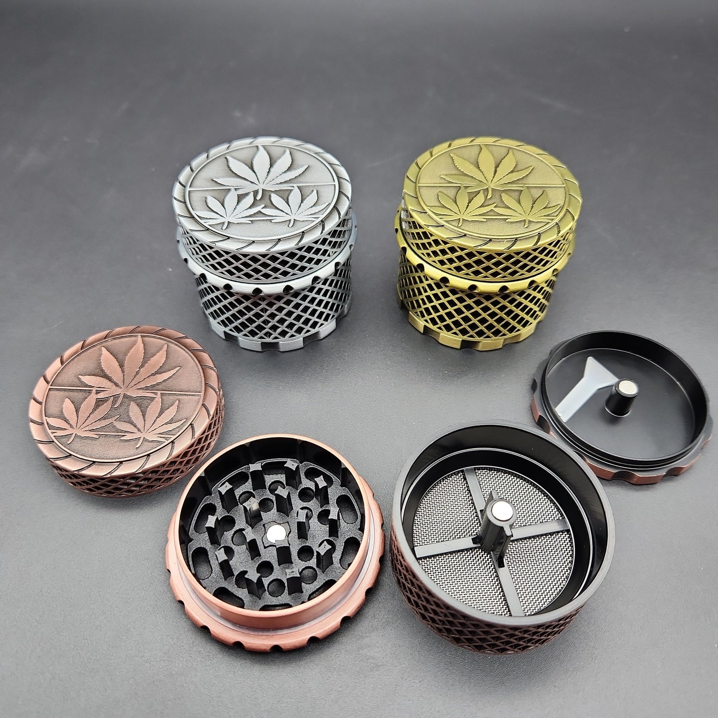 50mm Webbed Leaf Full Magnetic Grinder