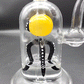 7.5" Upright Friendly Squid Bubbler - water function video