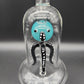 7.5" Upright Friendly Squid Bubbler - front view