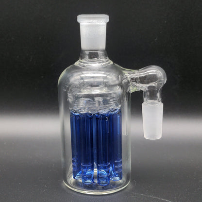 8 Arm Ash Catcher 14mm 90 Degrees blue