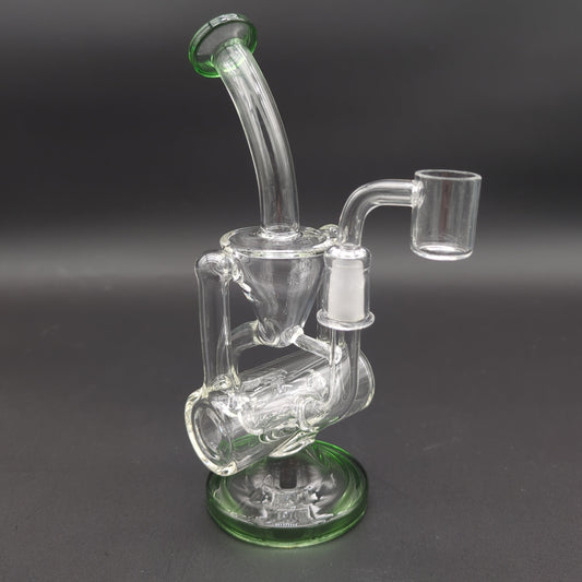 9" Hammer Slit Recycler Dab Rig