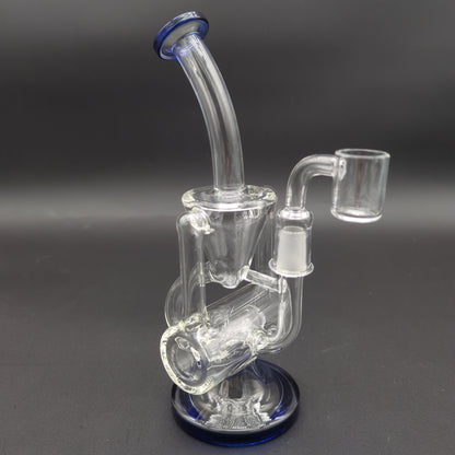 9" Hammer Slit Recycler Dab Rig