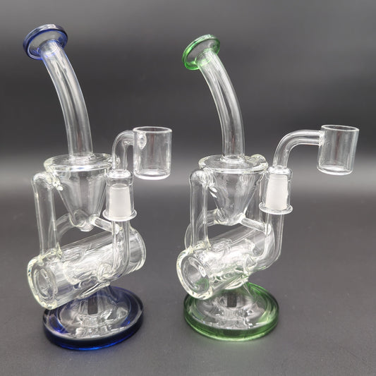 9" Hammer Slit Recycler Dab Rig