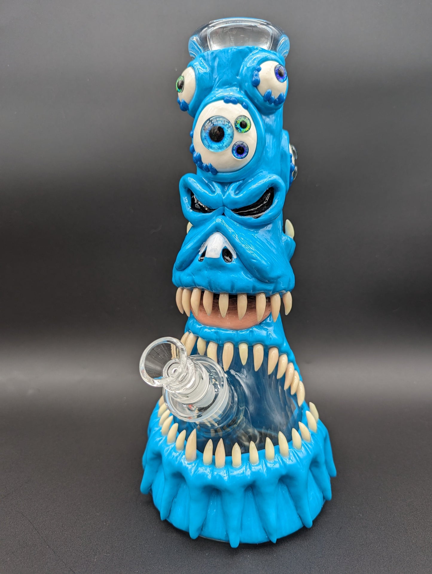 13" Monster Mouth 3D Beaker Bong 7mm