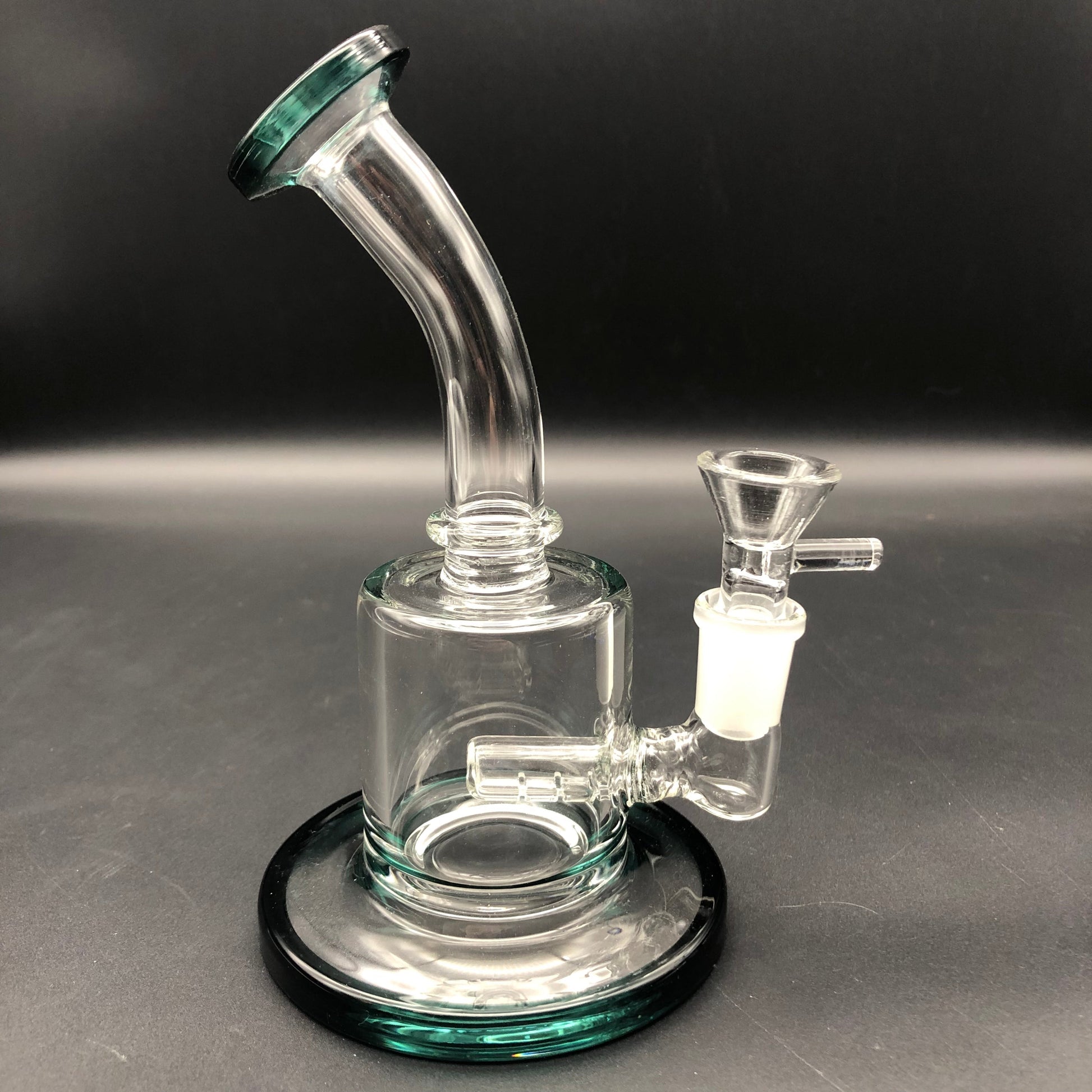 Classic Tank Bubbler w/ Inline Perc Teal