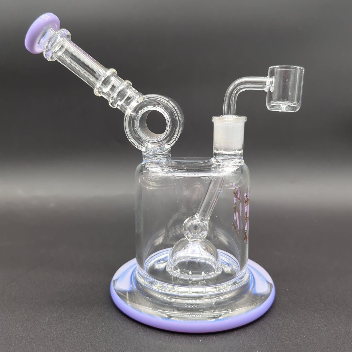 Donut Oil Rig with Froth Perc 7"