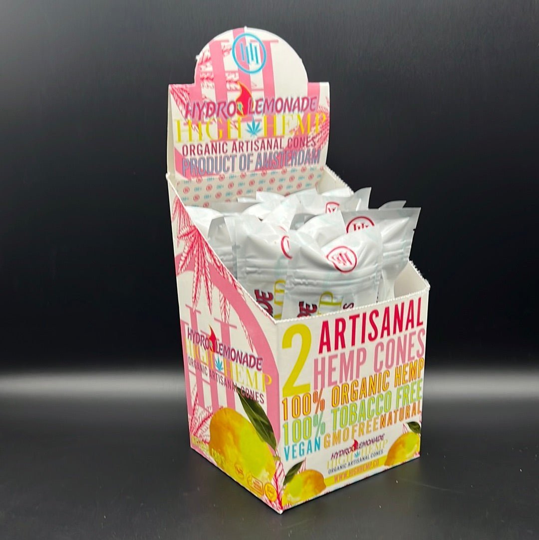 High Hemp Cones - Box of 15 Hydro Lemonade