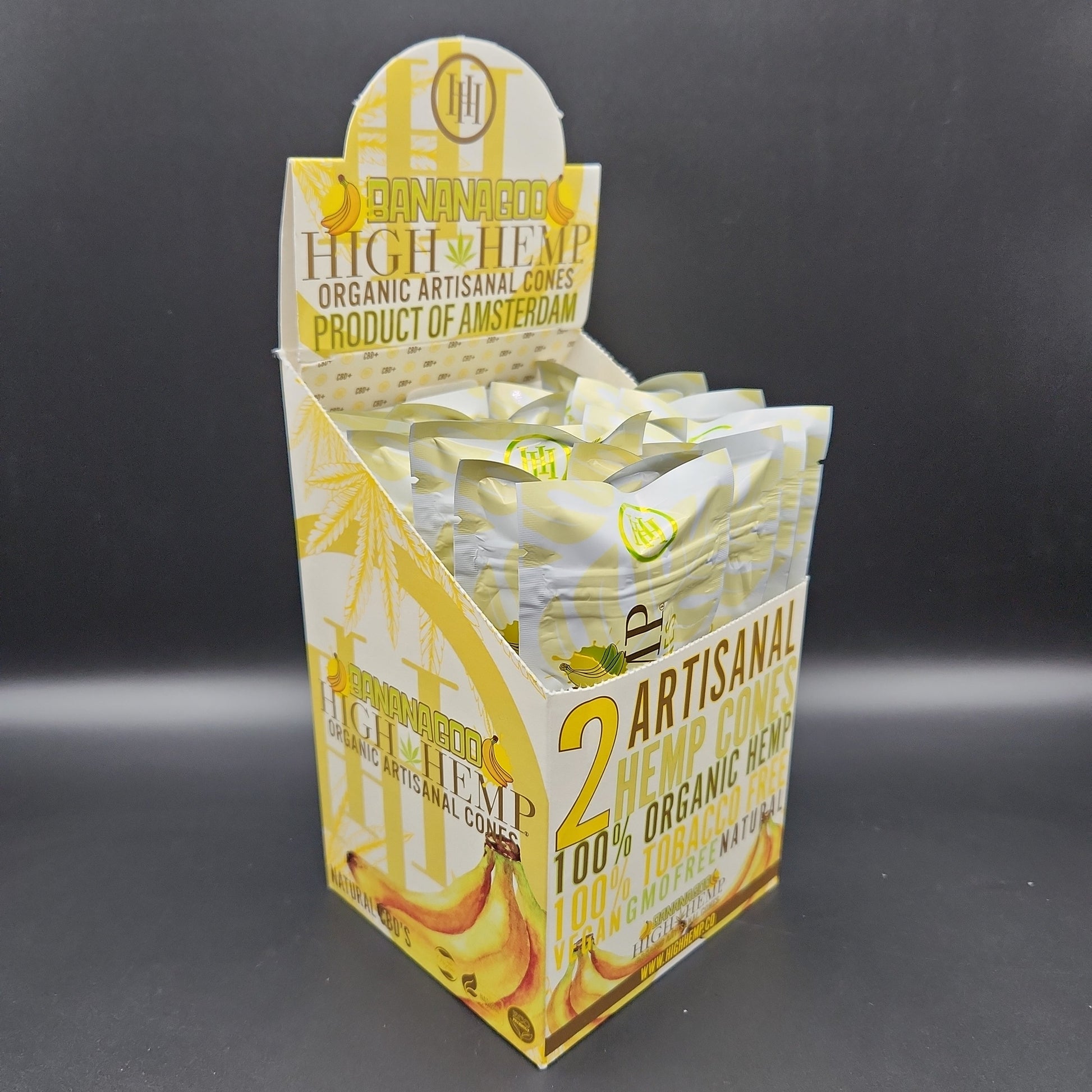 High Hemp Cones - Box of 15 Banana God