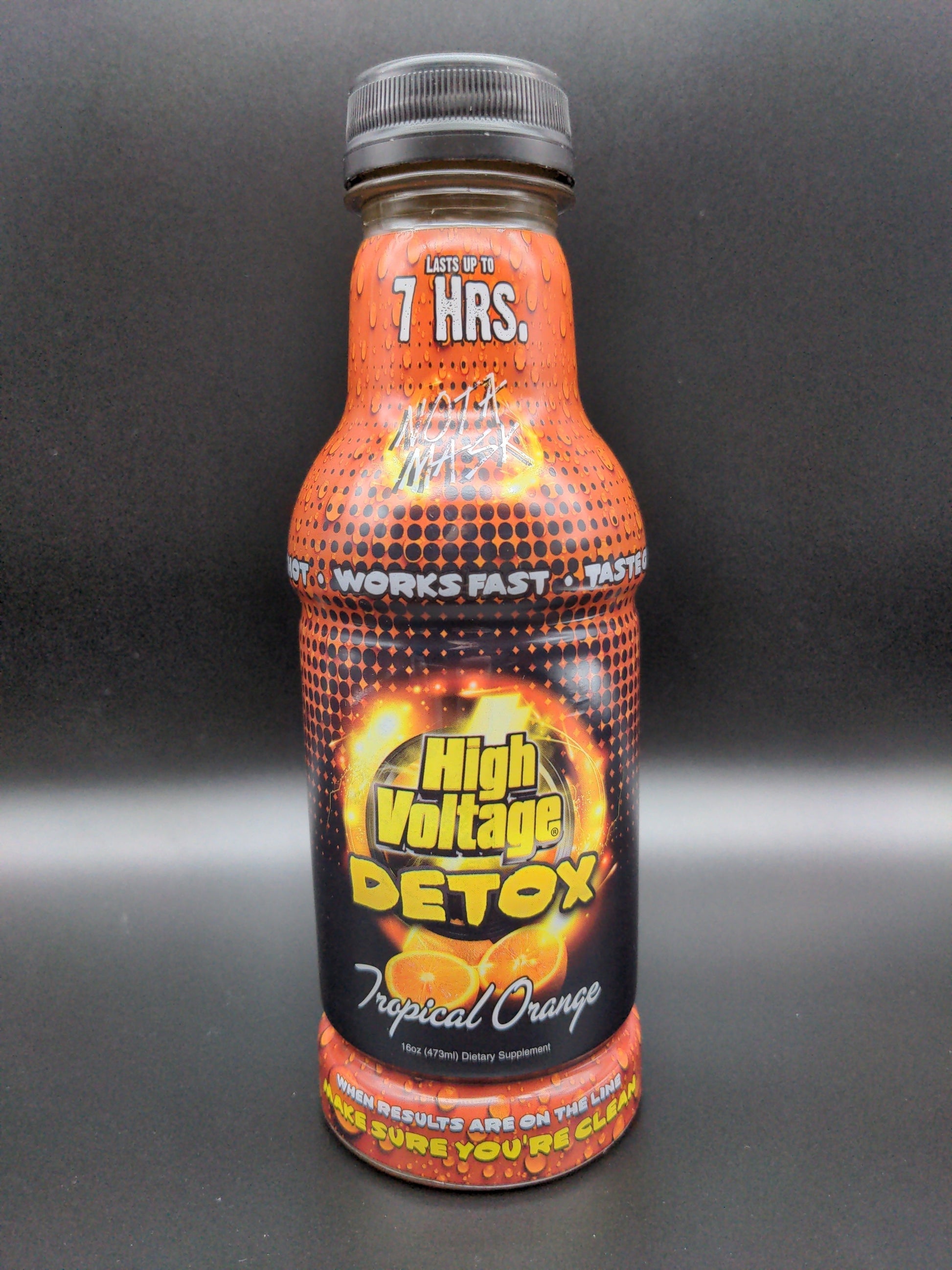 High Voltage Premium Detox Drink 16oz Tropical Orange